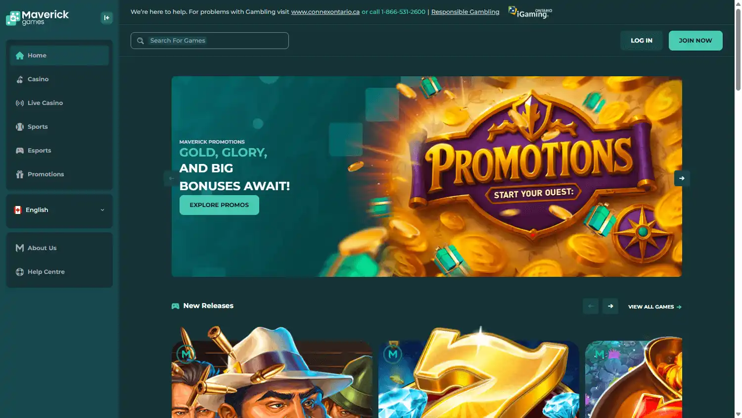 Maverick Games Casino screenshot 1