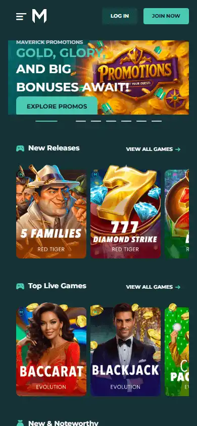 Maverick Games Casino screenshot 4