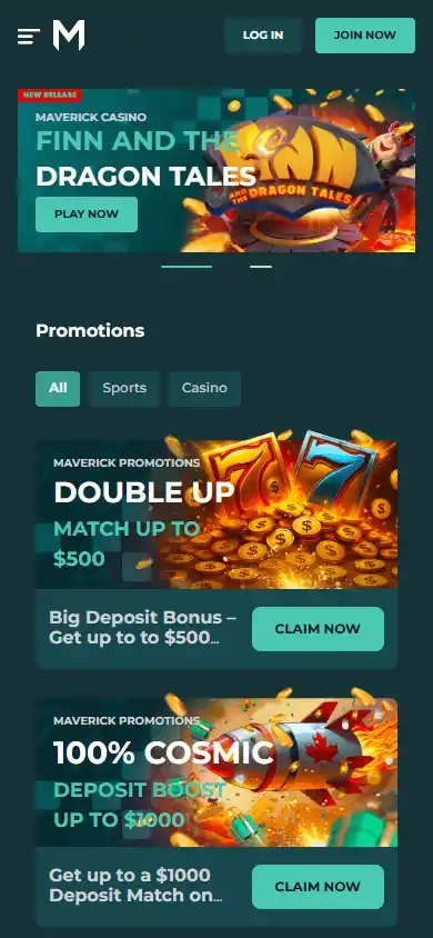 Maverick Games Casino screenshot 6