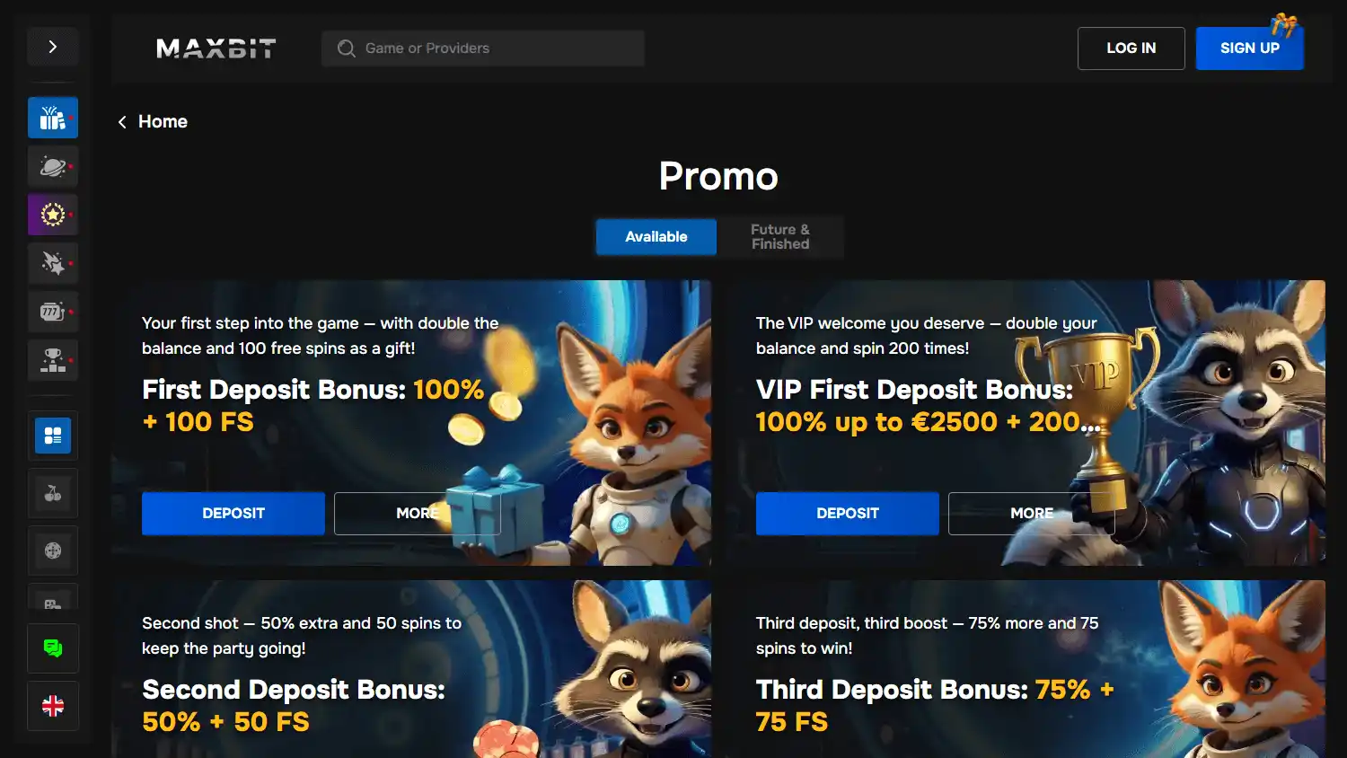 Maxbit Casino screenshot 3
