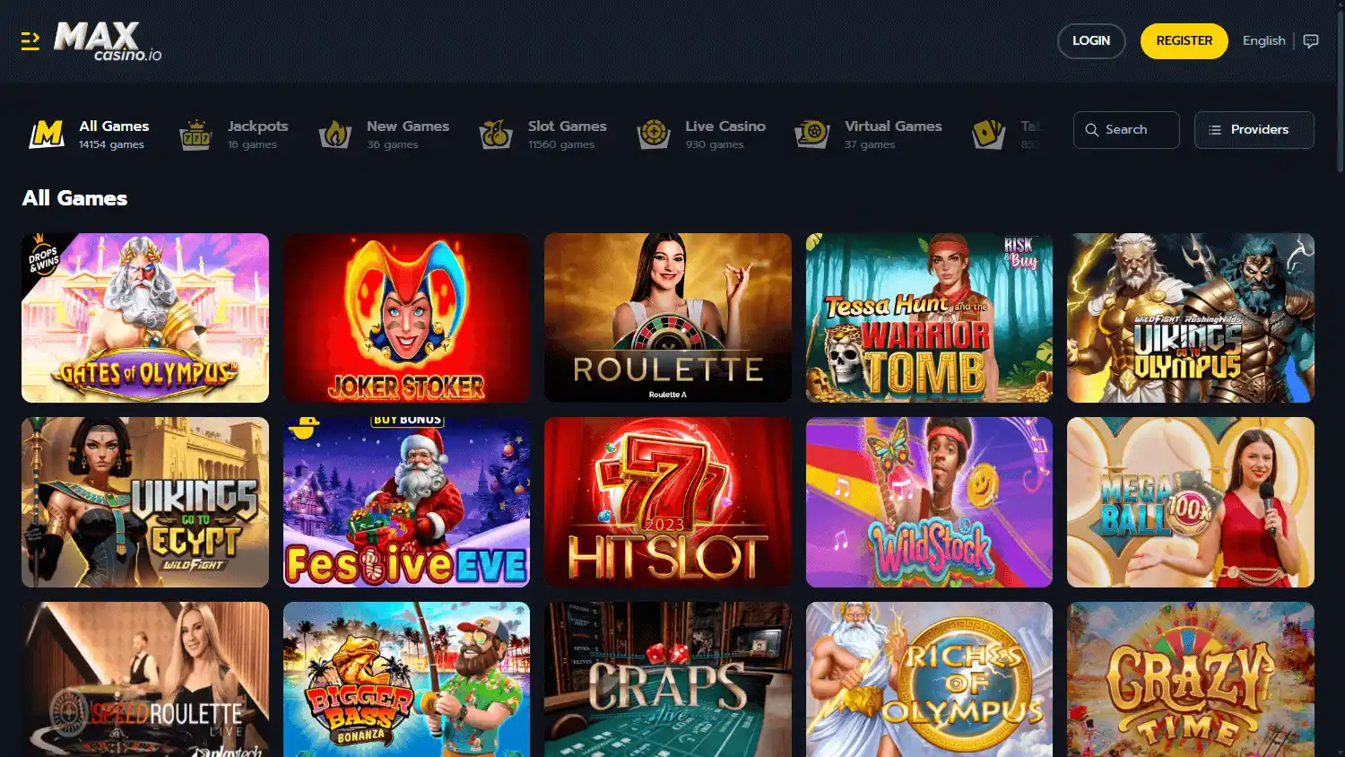 MaxCasino.io screenshot 2