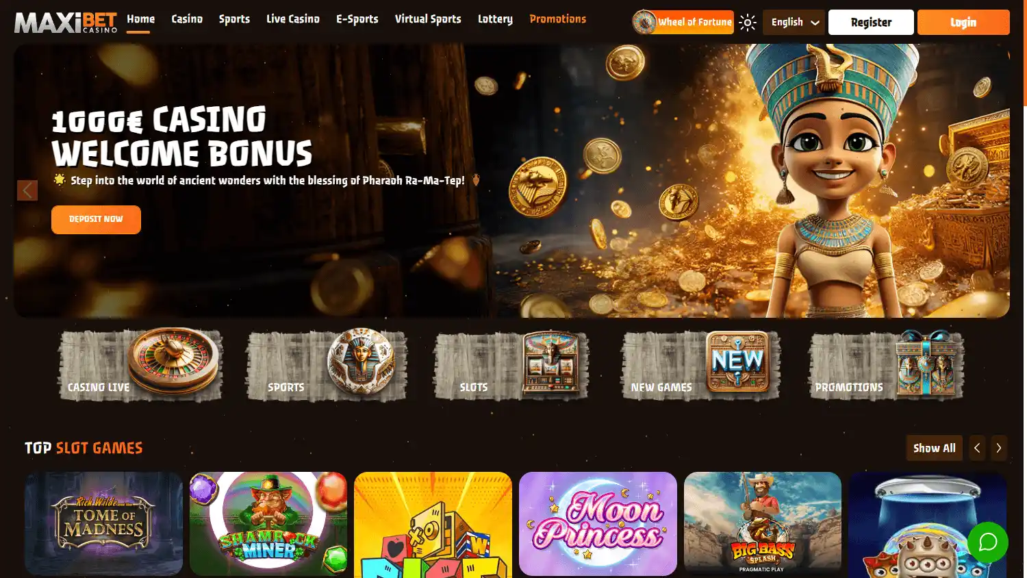 Maxi Bet Casino screenshot 1