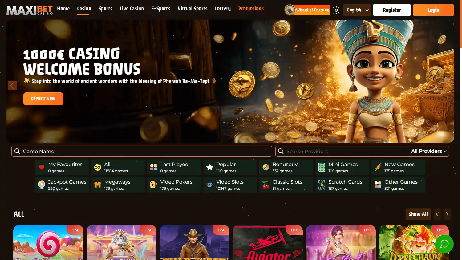 Maxi Bet Casino screenshot 2