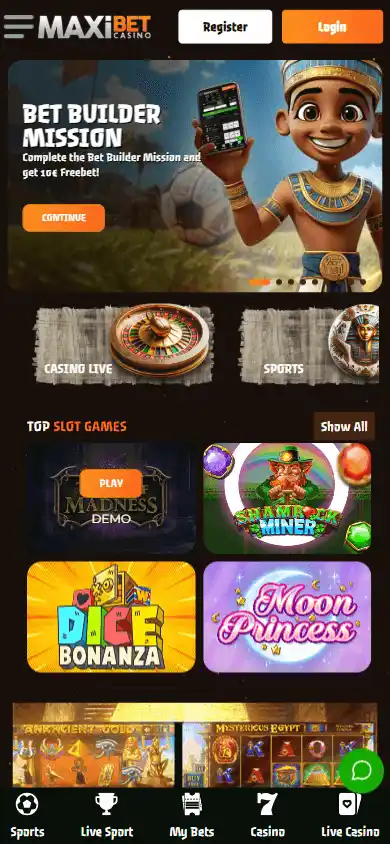 Maxi Bet Casino screenshot 4