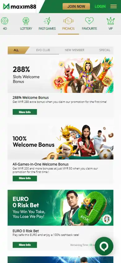 Maxim88 Casino screenshot 2
