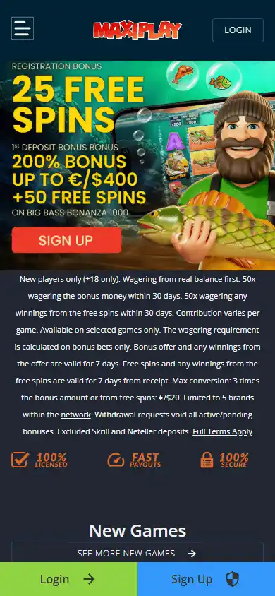 MaxiPlay Casino screenshot 4