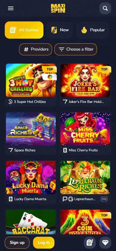 MaxiSpin Casino screenshot 5