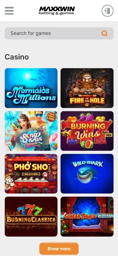MaxxWin Casino screenshot 3