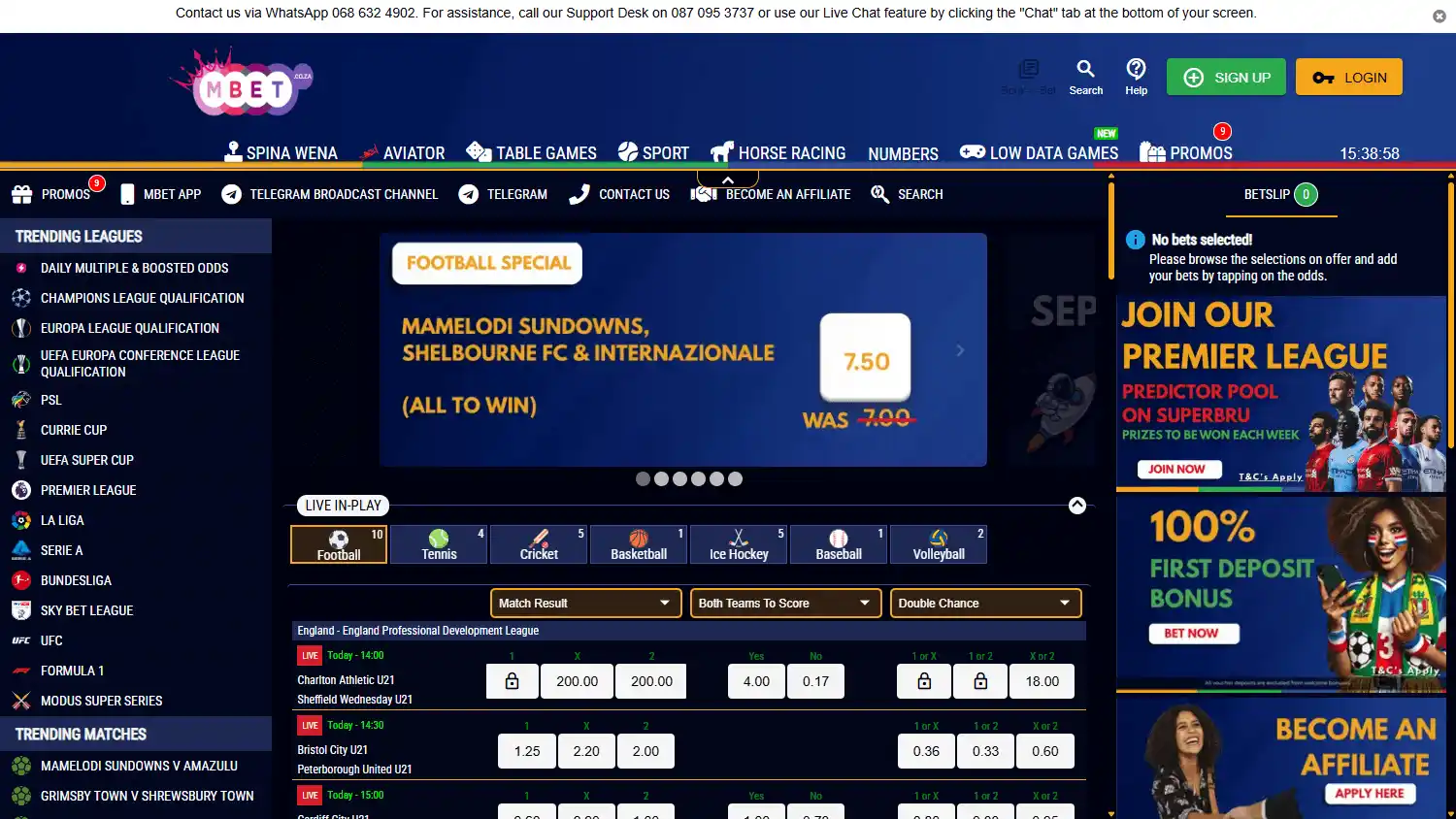 Mbet Casino screenshot 1