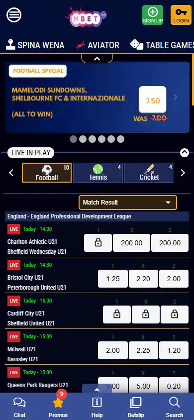 Mbet Casino screenshot 4