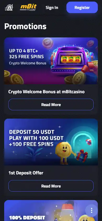 mBitCasino screenshot 6