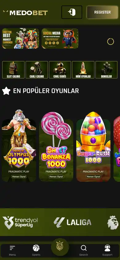 MEDOBET Casino screenshot 3