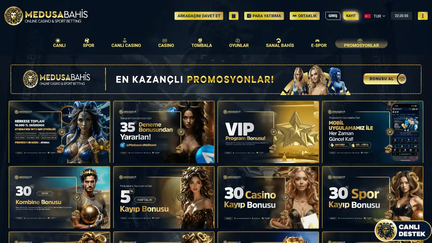 Medusabahis Casino screenshot 3