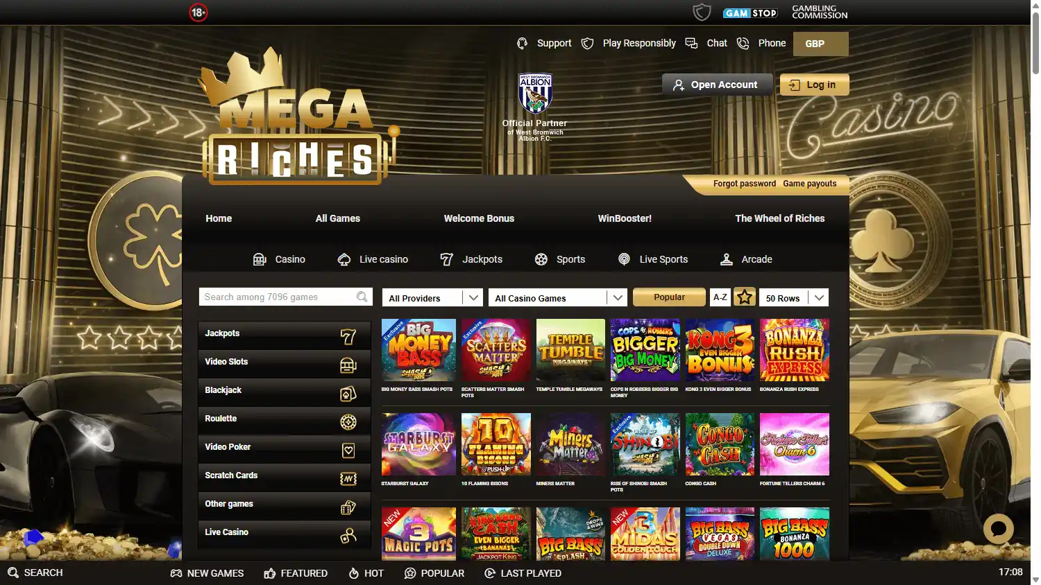 Mega Riches Casino screenshot 2