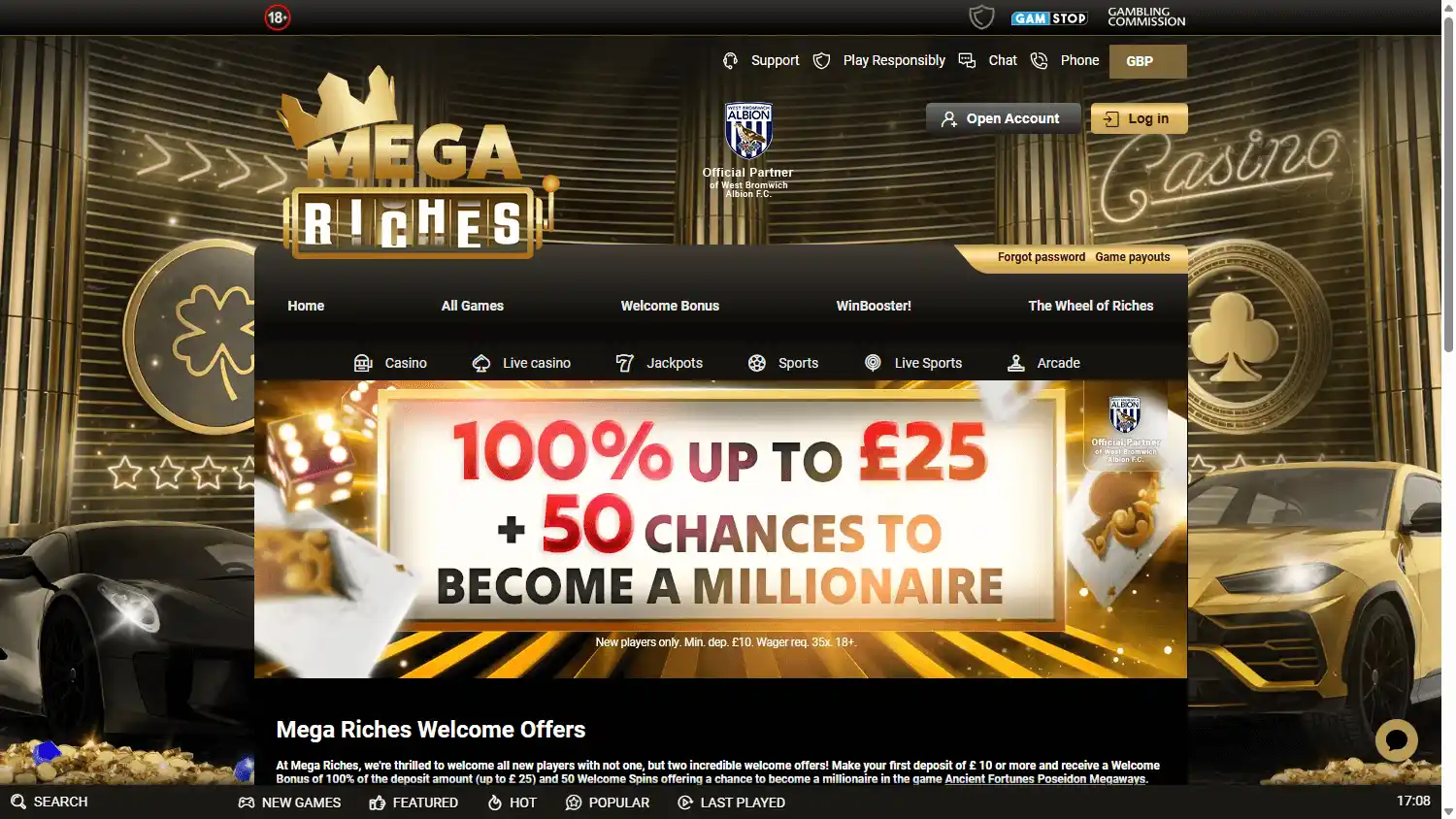 Mega Riches Casino screenshot 3