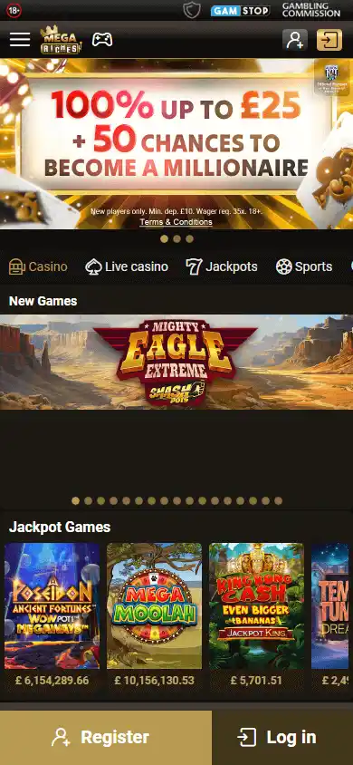 Mega Riches Casino screenshot 5