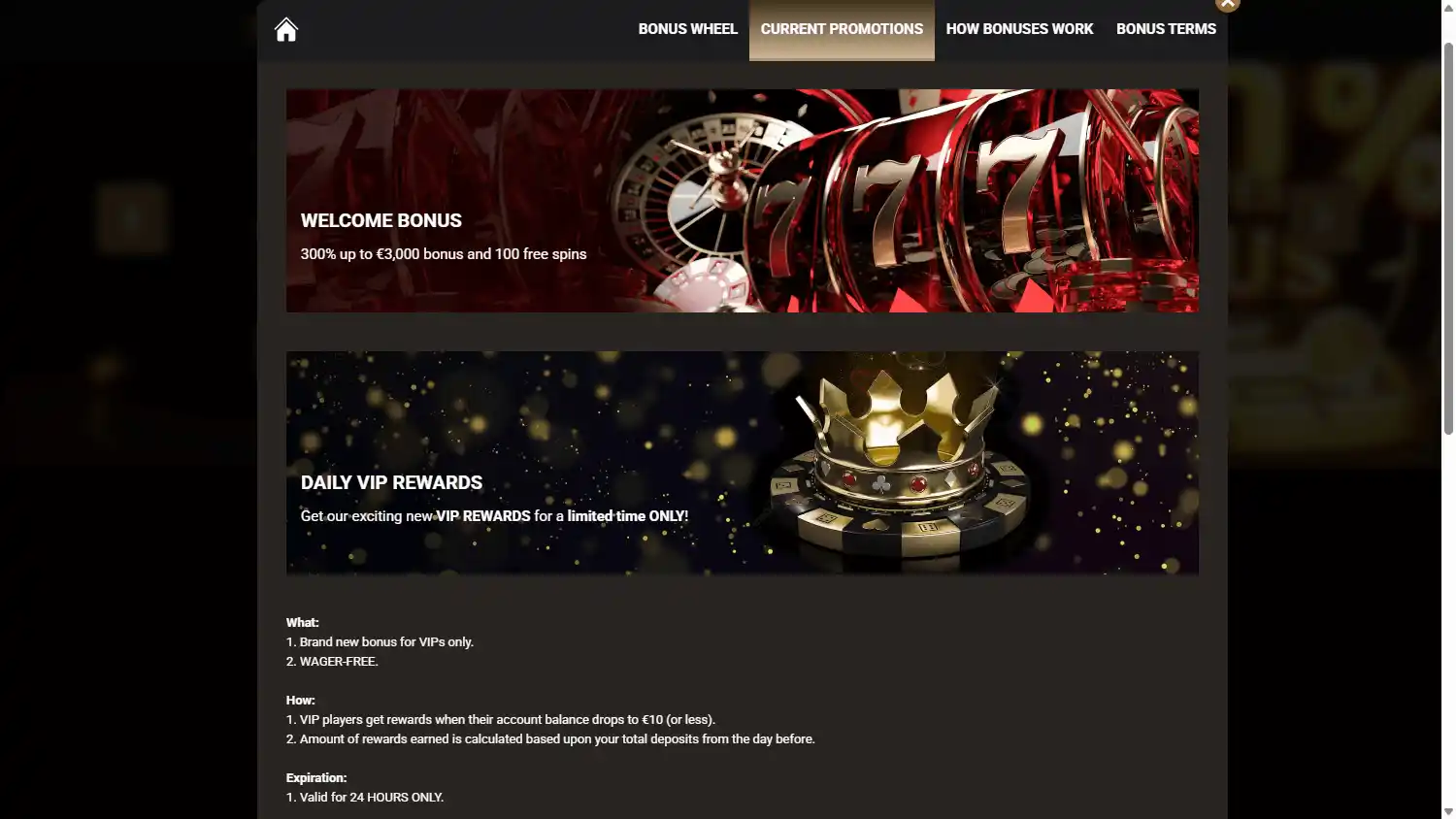 Mega Win Casino screenshot 2