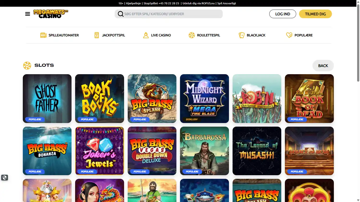 Megaways Casino DK screenshot 2