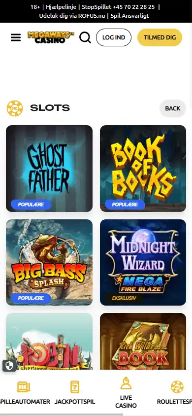 Megaways Casino DK screenshot 5