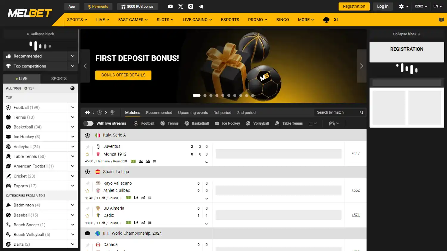 MelBet Casino screenshot 1
