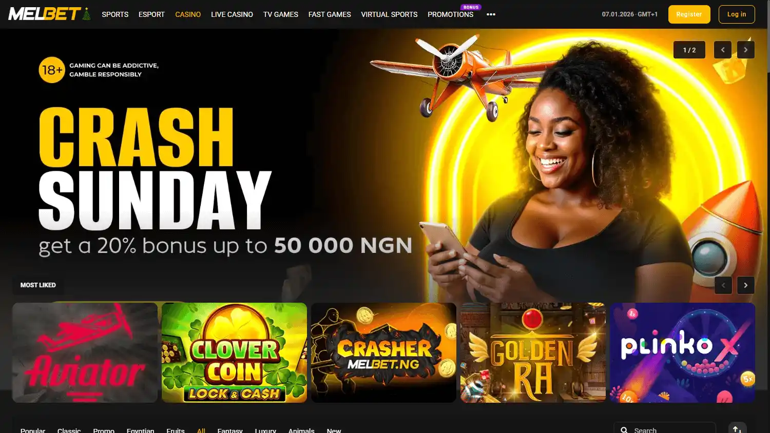 MelBet Casino NG screenshot 2
