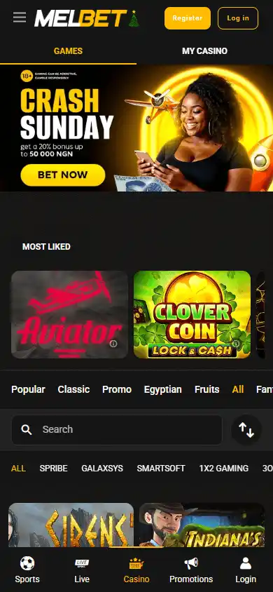 MelBet Casino NG screenshot 5