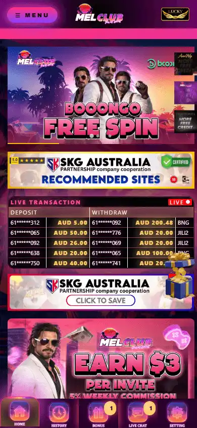 Melclub Casino screenshot 3