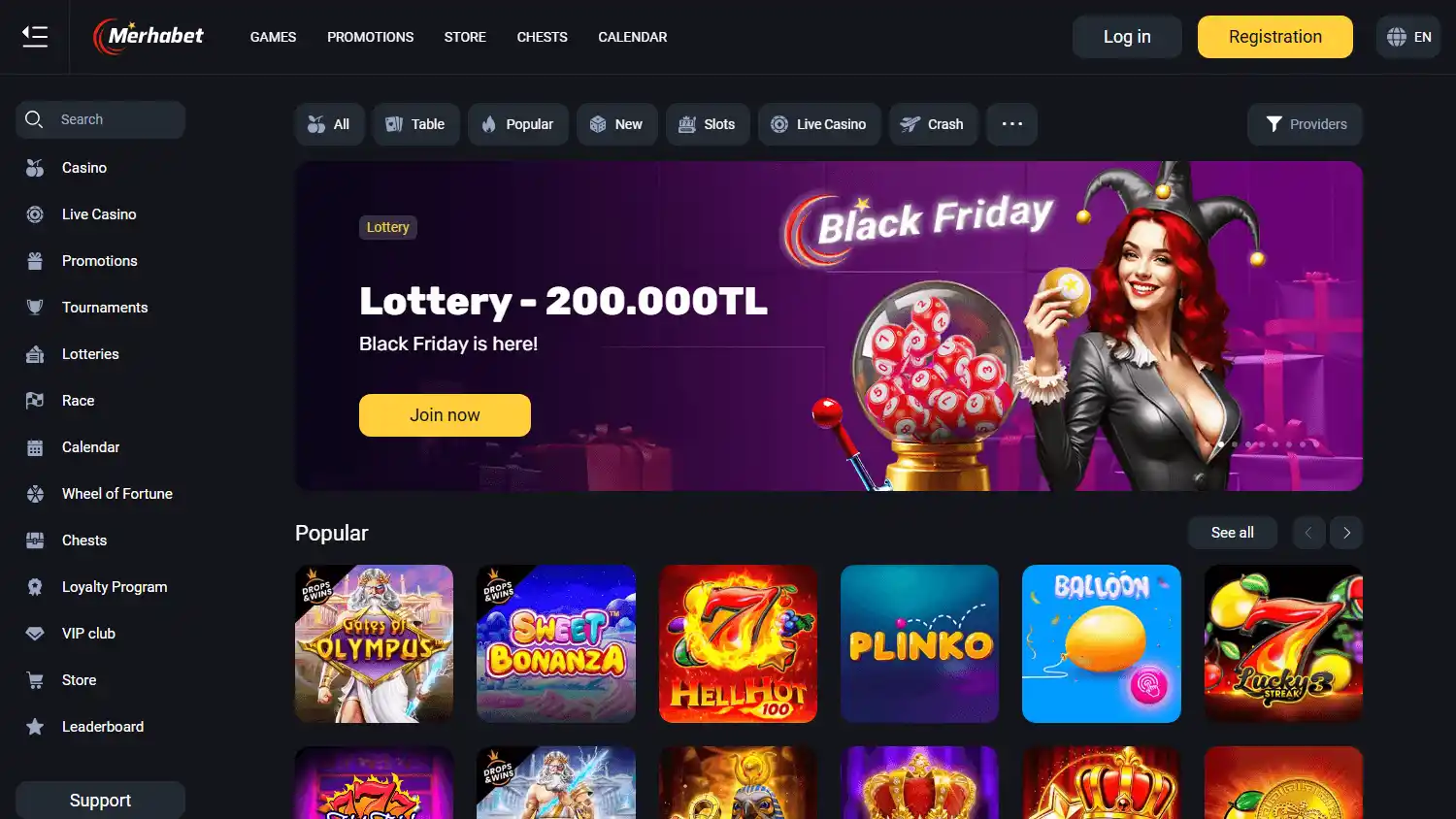 Merhabet Casino screenshot 1