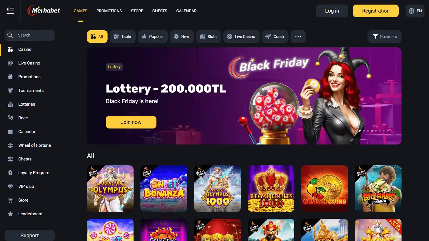 Merhabet Casino screenshot 2