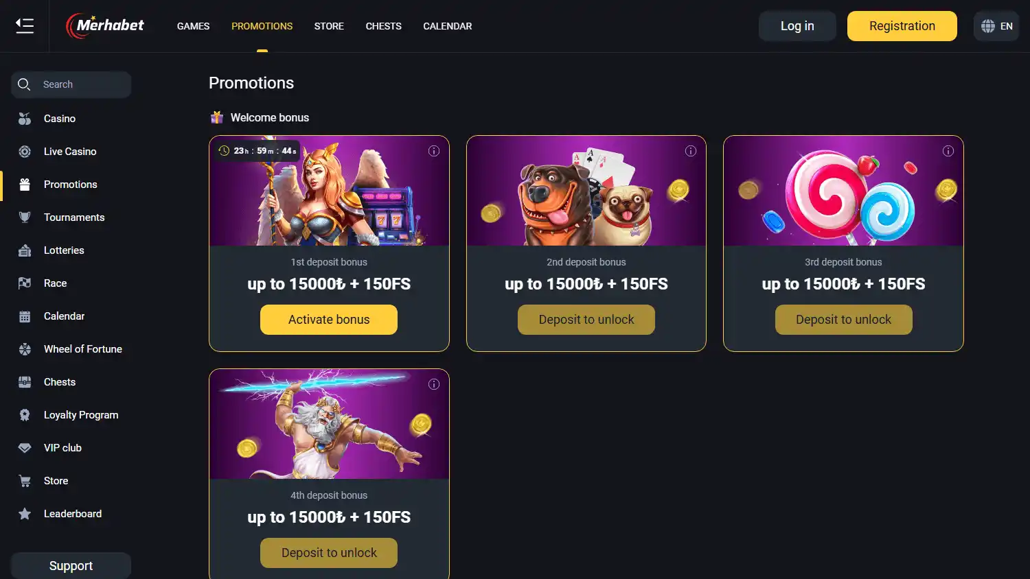Merhabet Casino screenshot 3