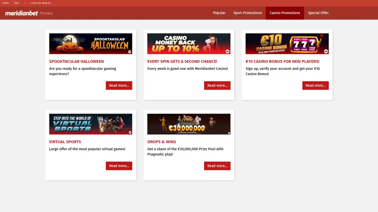 Meridianbet Casino screenshot 4