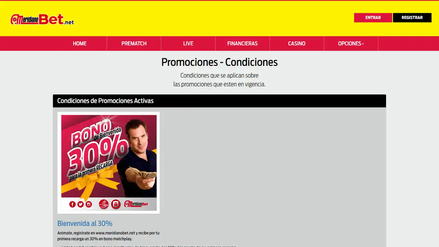 Meridiano Bet Casino screenshot 2