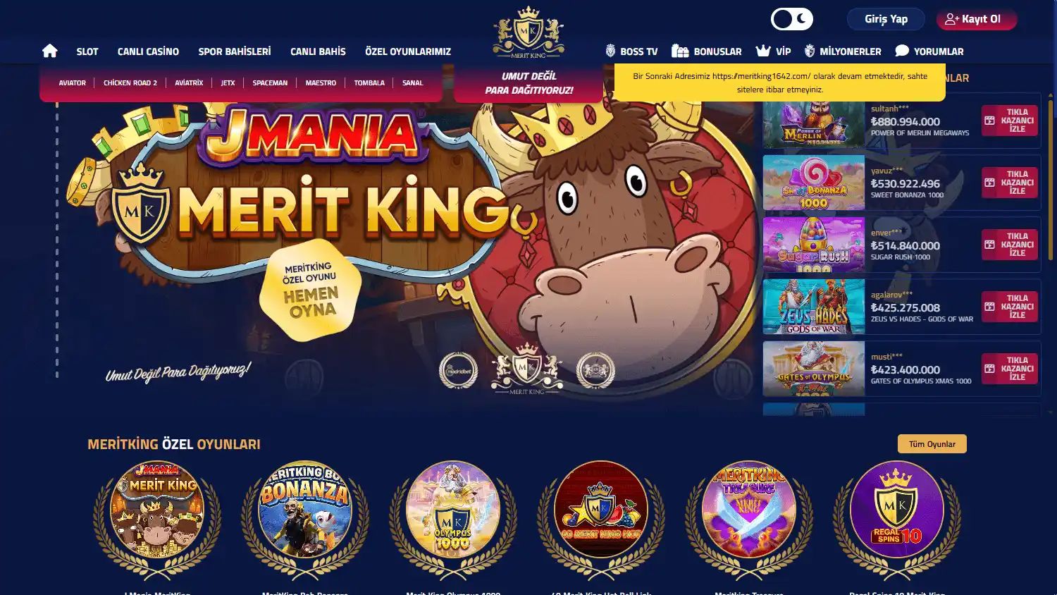 MeritKing Casino screenshot 2