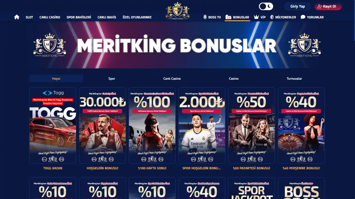 MeritKing Casino screenshot 3