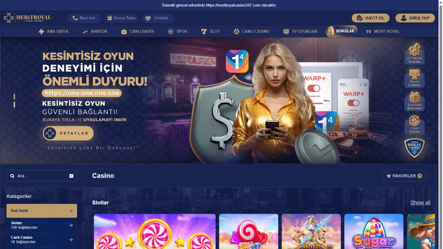 Merit Royal Casino screenshot 2