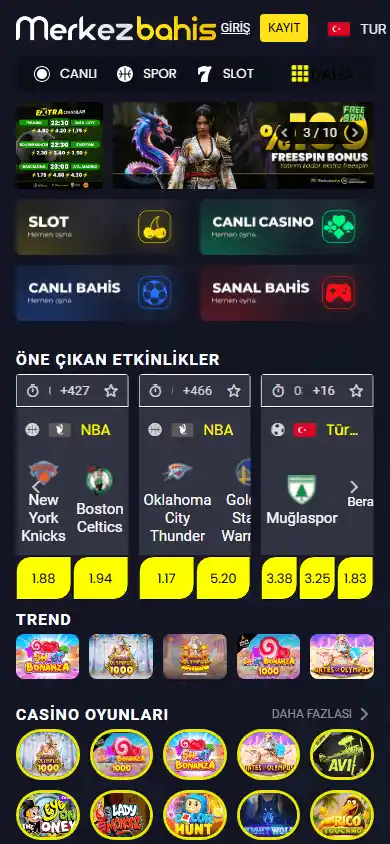 Merkezbahis Casino screenshot 4