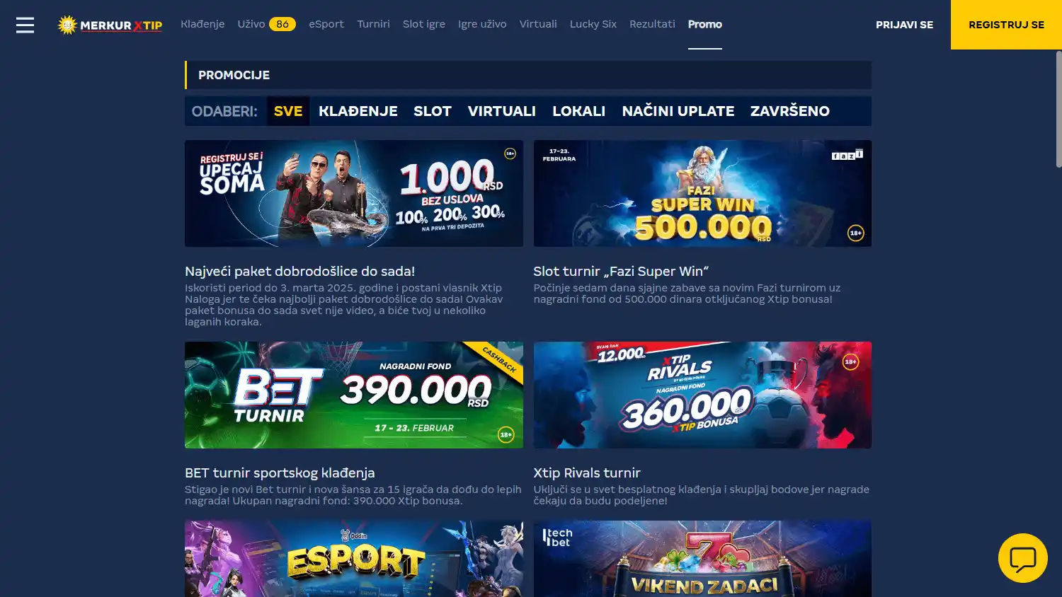 MerkurXTip Casino screenshot 3