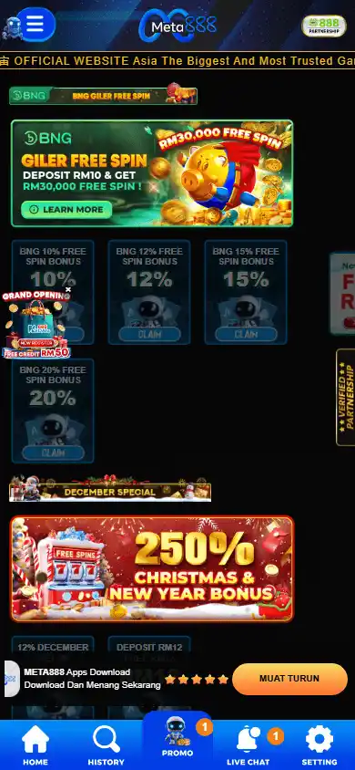 Meta888 Casino screenshot 4