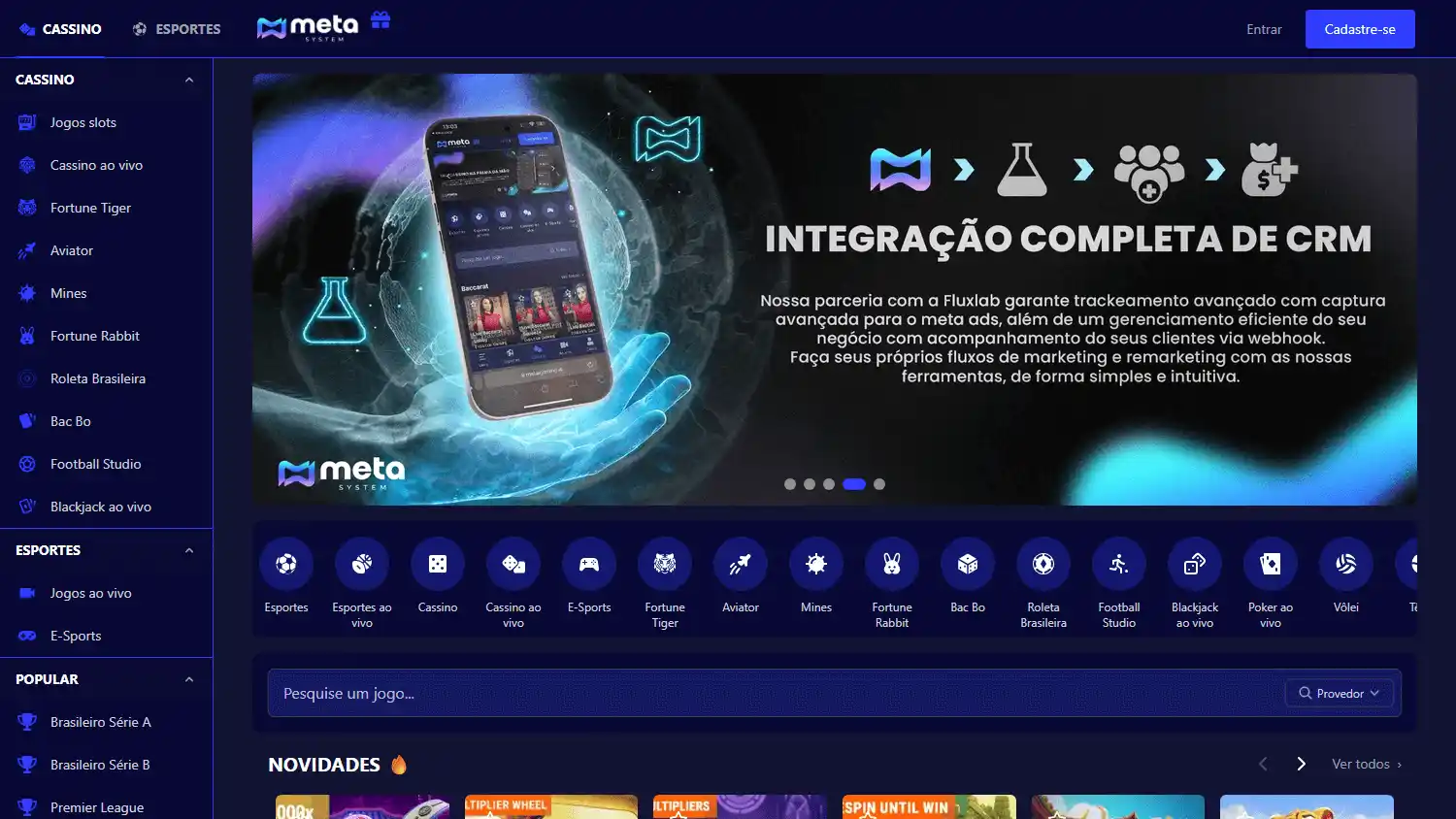 metaigaming.io Casino screenshot 1