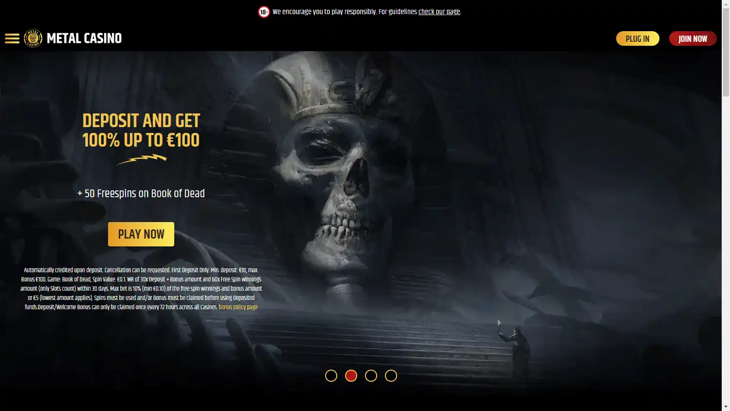 Metal Casino screenshot 1
