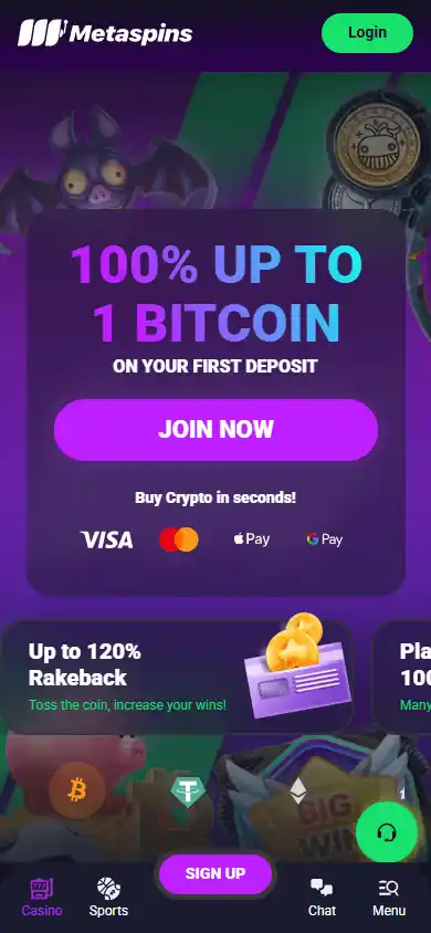 Metaspins Casino screenshot 4