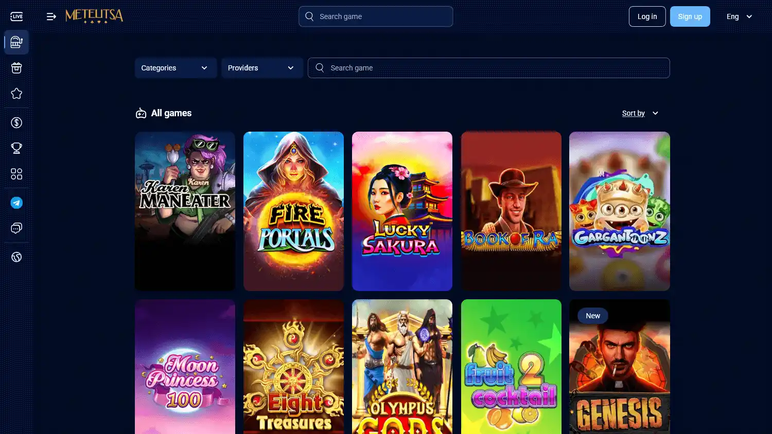 Metelitsa Casino screenshot 2