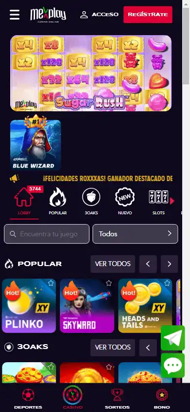 Mexplay Casino screenshot 5