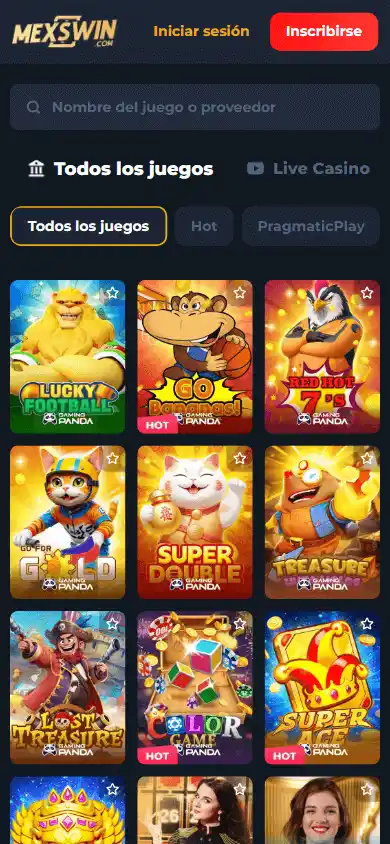 Mexswin Casino screenshot 3
