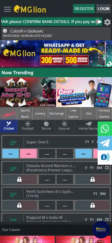 MGlion Casino screenshot 3