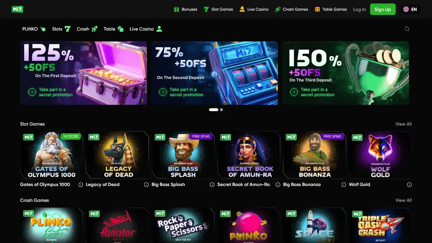 Mi7 Casino screenshot 1