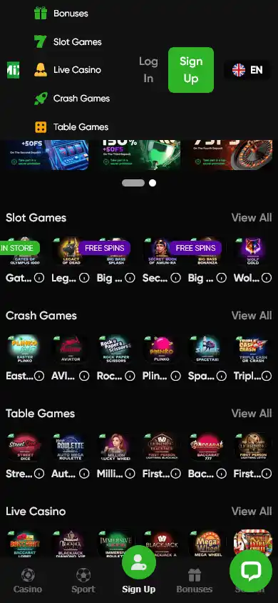 Mi7 Casino screenshot 3