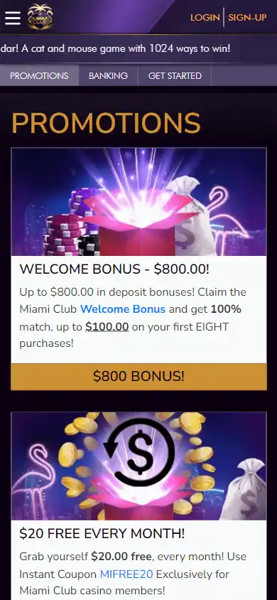 Miami Club Casino screenshot 6