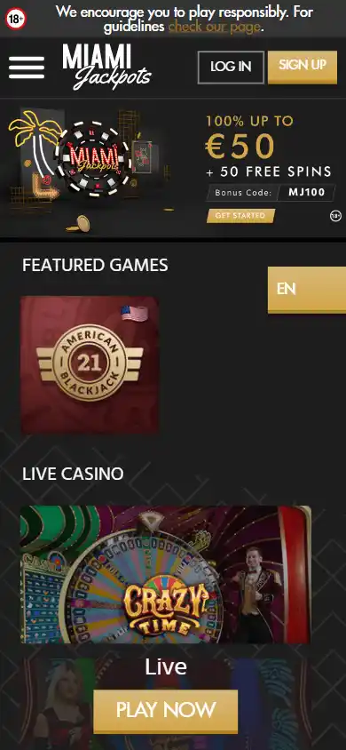 Miami Jackpots Casino screenshot 5