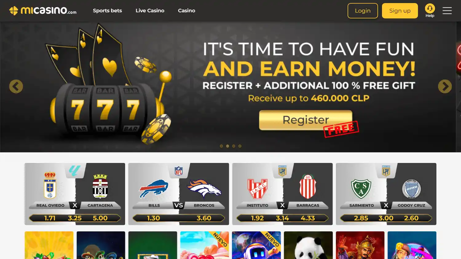 MiCasino screenshot 1